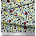thumbnail image 2 of Soimoi Cotton Cambric Fabric Bottle & Wine Glass Bar Printed Craft Fabric by The Yard 56 Inch Wide, 2 of 3