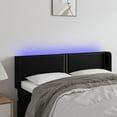 thumbnail image 3 of vidaXL LED Headboard Bed Headboard Bedroom Upholstered Headboard Faux Leather, 3 of 56