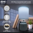 thumbnail image 3 of Lámpara De Mesa Noche Elegante De Cerámica Moderna azul Grande, 3 of 7