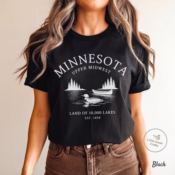 TOKAIPlus Minnesota Shirt, Land of 10,000 Lakes T-shirt