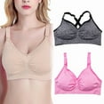 thumbnail image 5 of Maternity Nursing Bra Breast Feeding Wire Free Bra Breastfeeding Push Up Pregnant Bra Underwear, 5 of 6