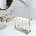 thumbnail image 3 of Caja de almacenamiento Matsuzay multicapa organizador de perfumes y joyas Doble Capa Blanco, 3 of 6