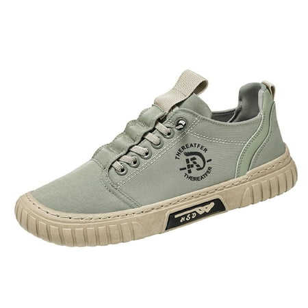

NECHOLOGY Mens Casual Slip on Shoes Size 12 Men Sneakers Low Top Breathable Casual Sneakers Wide Mens Shoes Casual Army Green 9.5