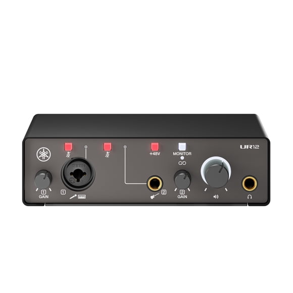 Interfaz de Audio Yamaha UR12MK3 USB-C 2 entradas/2 salidas 24 bits