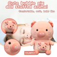 thumbnail image 2 of Cartoon Cute Bubble Pig Doll Stuffed Pig Children Holiday Gift Stuffed, 2 of 3