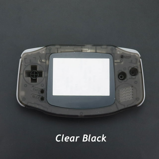 1SET For GameBoy Advance Replacement Luminous Clear Housing Shell Cover With Buttons Sticker For GBA Console Protective Case 512J