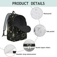 thumbnail image 3 of Celestial Astronomical Constellation Pattern Casual Daypack – Lightweight Travel Backpack with Comfortable Carrying and Anti-theft Features for Female Professionals, Travelers, and Students, 3 of 5
