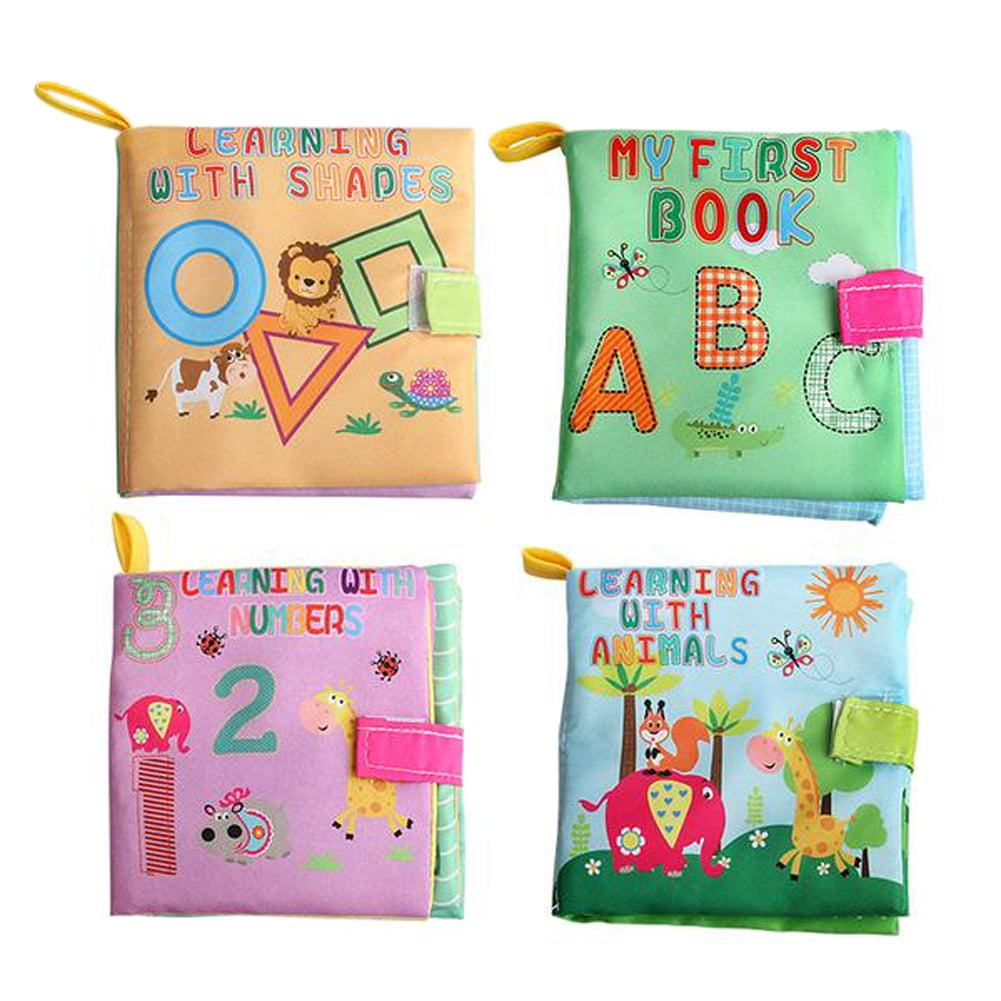 Soft Cloth Book Baby Toy Early Learning Education Animals Book Infant Toys 6A 