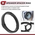thumbnail image 3 of Adaptador de anillo espaciador de altavoz Unique Bargains para Honda CRZ 2011-2016 Front Rear 6.5" ABS 2 Set, 3 of 7