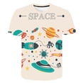 thumbnail image 1 of Anime Cartoon Teenager Men's and Women's T-Shirts Casual Print Hip Hop Harajuku Personality Round Neck Short Sleeve Top5T Gong Bohan LED, 1 of 2