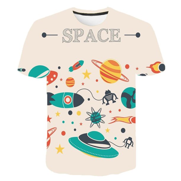 Universe Planet Space Galaxy 3D T-shirt Men Women Children T shirt 3D Print Star Sky Cool Tees Boy Girl Fashion Streetwear Tops9T Gong Bohan LED