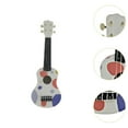 thumbnail image 6 of Almencla Kids Toys Ukulele Guitar Kids Ukulele Guitar Toy for Preschool Boys Beginner white, 6 of 8