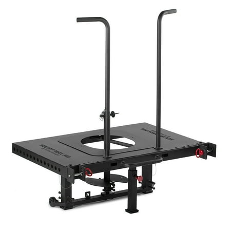 Titan Fitness Rack Mounted SquatMax-MD, Fits T-3, X-3, and TITAN Series Power Racks, Rated 1,300 LB