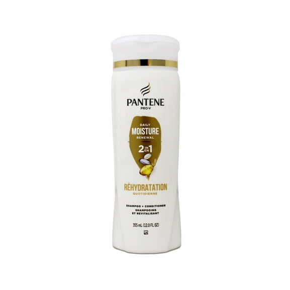 Pantene Pro-V Daily Moisture Renewal 2-in-1 Shampoo   Conditioner, 12 FL OZ - 2 Pack