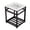 White / Oil Rubbed Bronze, variant on Kingston Brass VWP2522W8A2 Quadras 25" Ceramic Console Sink with Steel Base and Shelf (8-Inch, 3-Hole), White/Polished Brass