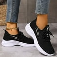 thumbnail image 6 of Fdrone Women Wide Width Shoes Comfortable Lightweight Walking Air Cushion Road Running Sneakers Workout Gym Athletic Tennis Shoes Mesh Orthopedic Sneakers, 6 of 8