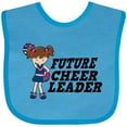 thumbnail image 3 of Inktastic Future Cheerleader Girls Baby Bib, 3 of 4