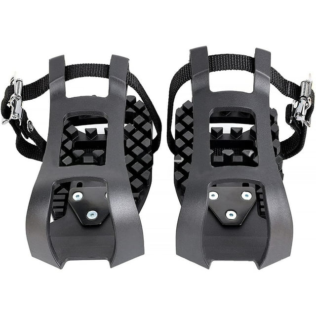 Bike Pedals with Toe Clip and Straps Compatible for Peloton Bike Bike Pedal Adapters Indoor Outdoor Exercise