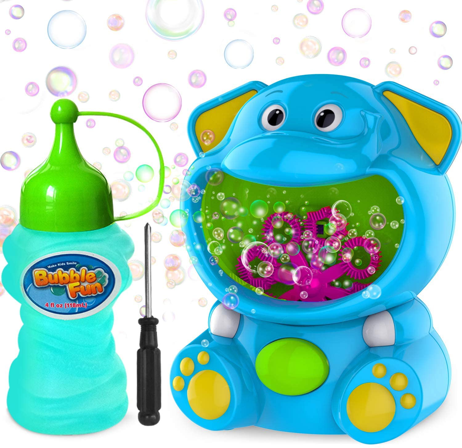 Lovely Animal Bubble Machine Automatic Bubble Maker Blower Cute Bubble Machine for Kids Funny Party Favor Toys Baby Bathing Toy