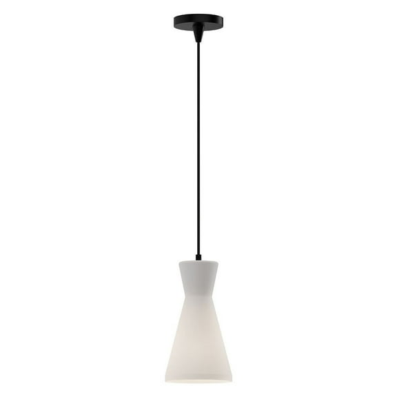 PD473706MBOP-Alora Lighting-Betty - 1 Light Pendant-12 Inches Tall and 6.38 Inches Wide-Matte Black Finish    -Traditional Installation