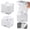 Large White 4pack, variant on Wood Bed Risers 3.5 inch with Non-Slip Rubber Pad, Safe Sturdy Furniture Risers, Stackable Bed Lifts 4 Pack for Sofa and Couch Chair Table Leg Extenders, White