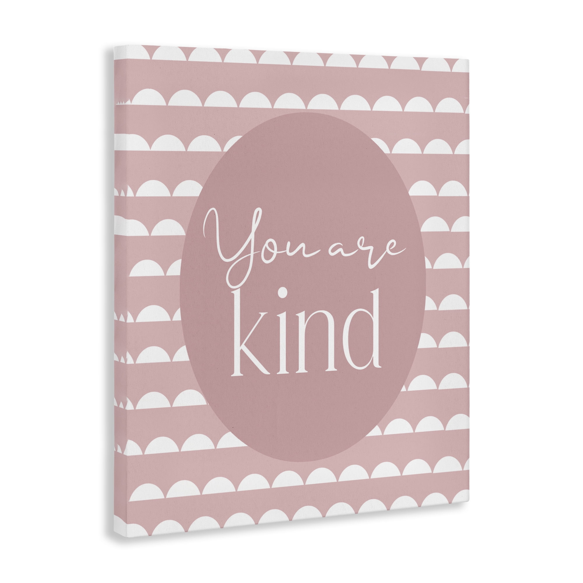 Stupell Industries You Are Kind Blush Pink Canvas Wall Art, design by Christine Simpson Art