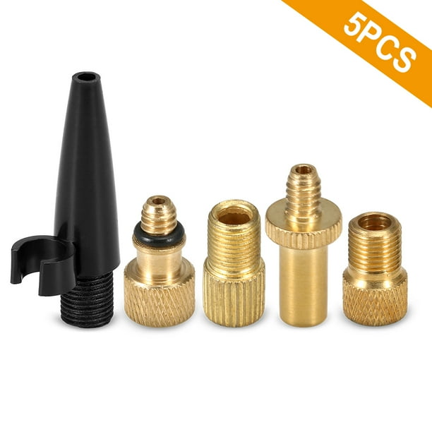 Bike Valve Adapter Set Bike Tire Valve Converter Kit Presta to Dunlop