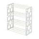 thumbnail image 1 of Zapatero de metal de varios niveles, organizador de almacenamiento de acero inoxidable para dormitorio, armario, entrada, dormitorio, solución de organización de muebles de 4 capas que ahorra espacio, 1 of 9