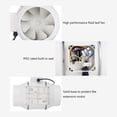 thumbnail image 2 of Ventilador de aire de 4/5/6/8 pulgadas, ventilador Industrial de bajo ruido, ventilador de escape de ventilación Wdftyju Libre de BPA, 2 of 3
