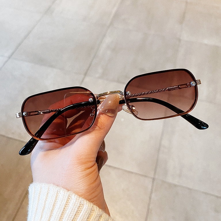 Vintage Style Square Sunglasses UV400 Protection Fashion Square Sunglasses Metal 80s Vintage Sunglasses  main image 3
