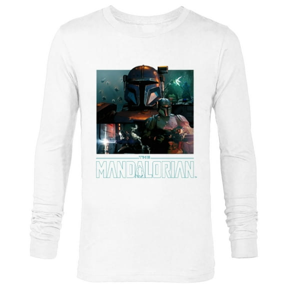 Star Wars The Mandalorian Season 3 Paz Vizsla Battles - Long Sleeve T-Shirt for Men - Customized-White