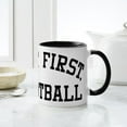 thumbnail image 6 of CafePress - But First Football - 11 oz Ceramic Mug - Novelty Coffee Tea Cup, 6 of 6