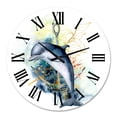 thumbnail image 2 of Designart 1 in Quartz Coastal Wall Clock, 2 of 5