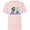 Soft Pink, variant on Disney Princess Mulan Grace and Courage Retro - Short Sleeve T-Shirt for Kids - Customized-White