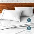 thumbnail image 6 of Bare Home Pillowcase Set - Premium 1800 Collection - Double Brushed - Ultra Soft - Standard Size, Cloud Gray, 2 Count, 6 of 8