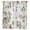 Cream, Red, Green, variant on Pink Flowers Kitchen Curtains 45 Inch Length, Spring Floral Butterfly Watercolor Botanical Tiers Curtains for Bathroom Bedroom Cafe, Light Filtering Small Window Treatment Drapes 2 Panels 42"Wx45"L