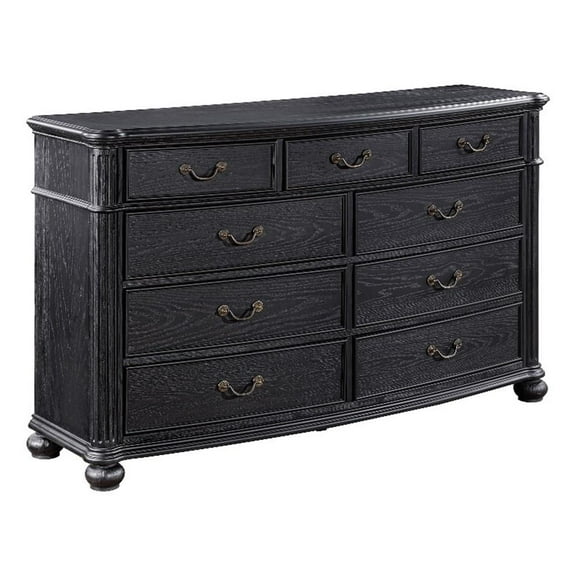 Coaster Celina 9-drawer Rectangular Wood Bedroom Dresser Black