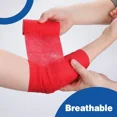thumbnail image 4 of 9 Pack Self Adhesive Bandage Wrap, 4" X 5 Yards Elastic Cohesive Bandage Wrap..., 4 of 5