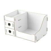 Wooden Drawer Type Cosmetic Storage Box Containing Rack Makeup Organizer