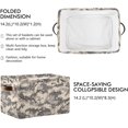 thumbnail image 3 of FREEAMG Collapsible Storage Basket Camouflage Rectangular Storage Bins Baskets Toys Storage Bins with Handles for Bedroom Home Office 1PCS, 3 of 7