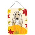 thumbnail image 1 of Caroline's Treasures Afghan Hound Grabados para colgar en la pared o en la puerta de acción de gracias BB2050DS1216, 16HX12W, multicolor Caroline's Treasures BB2050DS1216, 1 of 1