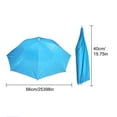thumbnail image 4 of Utoimkio Umbrella Hat,Sports Head Umbrella Hats for Adult Women,26" Diameter Folding Waterproof Rainbow Fishing Headwear for Outdoor Party Beach Hiking, 4 of 5