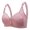 Pink, variant on T-Shirt Bras for Women Push Up Breathable Support Bra for Sleep Wireless Bra, 40B, Watermelon Red