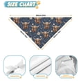 thumbnail image 6 of Dog Bandana 1 Pack,Blue Highland Cow Flower Pattern Bandanas for Dogs,Cat Bandana,Small/ Large Dog Bandana 2 Size,Dog Bandanas, 6 of 6