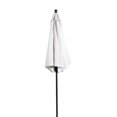 thumbnail image 4 of Better Homes & Gardens 9-foot Outdoor Market Patio Umbrella, White with Ticking Stripe, 4 of 6