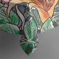 thumbnail image 2 of Floral Square Tablecloth 42x42in-Waterproof Polyester Printed Table Cover, Wrinkle Resistant & Washable for Kitchen Dining Picnic Party Decor, Buffet Table, Holiday Party, Dinner, Wedding , Flowers, 2 of 6