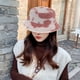 thumbnail image 5 of Sombreros De Cubo De Felpa Con Estampado De Vaca Para Otoño E Invierno, Sombrero Cálido Para Exteriores Con Cuerda Ajustable, Sombrero De Pescador Unisex Para Lavabo seitruly AP006287-02, 5 of 6