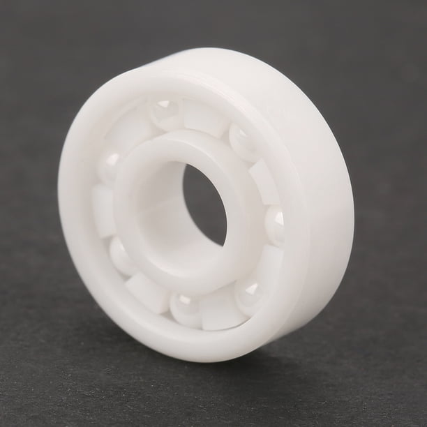 8 piezas de rodamientos de bolas en miniatura de cerámica ZrO2 de color blanco 608 de 8 x 22 x 7 mm