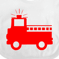 thumbnail image 4 of Inktastic Cute Red Firetruck Boys or Girls Baby Bib, 4 of 4