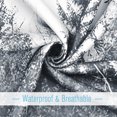 thumbnail image 5 of SIXLON Forest Shower Curtain with Hooks,Polyester Gray Bathroom Curtains,72"x72", 5 of 7